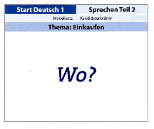 Примерный диалог на экзамене Start Deutsch A1.